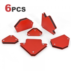 HITBOX Welding Magnet Holder Set 6pcs Welding Positioner 9lbs 25lbs Multi Degrees Soldering Locator 30/45/90/105/120/135 Degrees